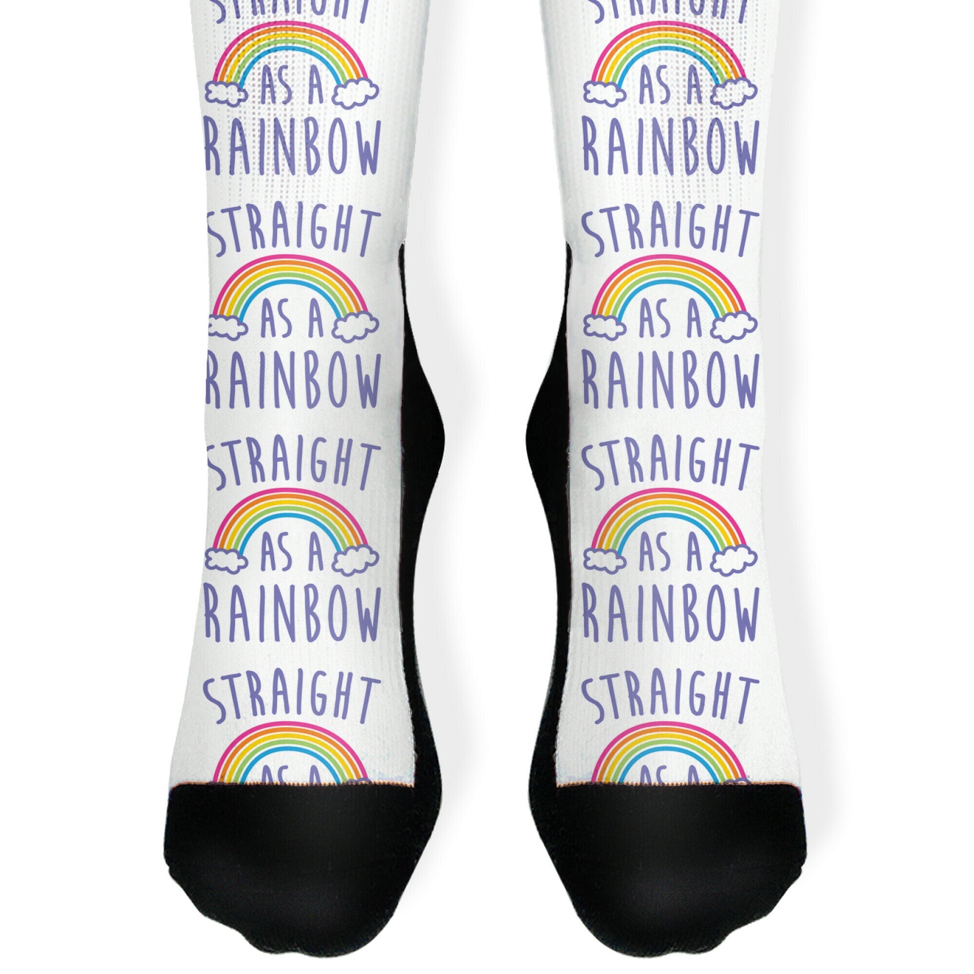 Straight As A Rainbow Socks