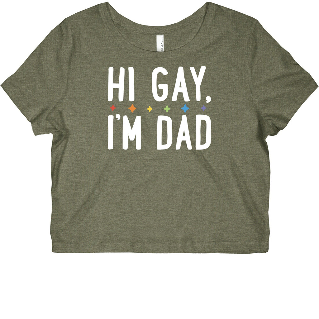 Hi Gay, I'm Dad Pair Graphic Baby Tee