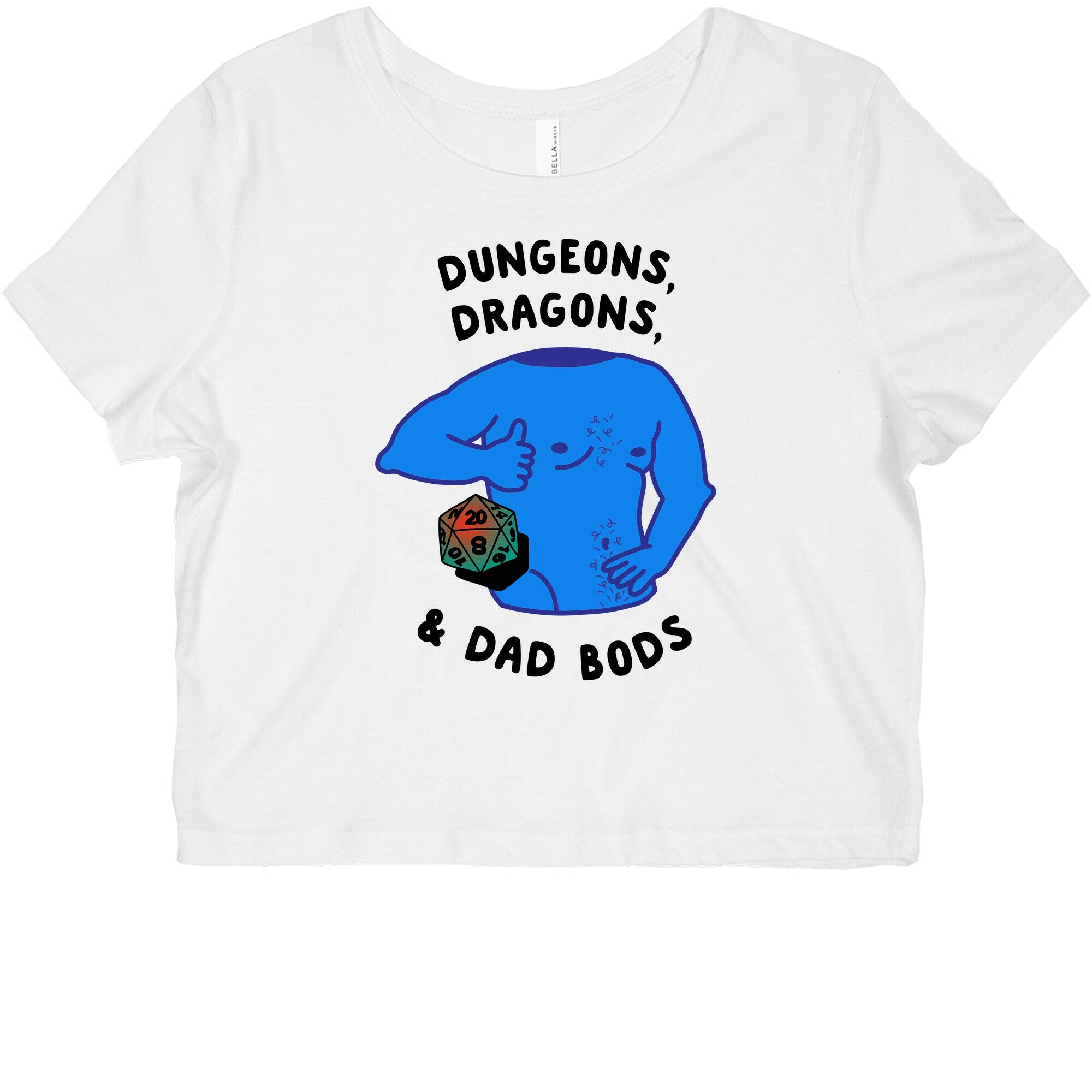 Dungeons, Dragons, & Dad Bods Graphic Baby Tee