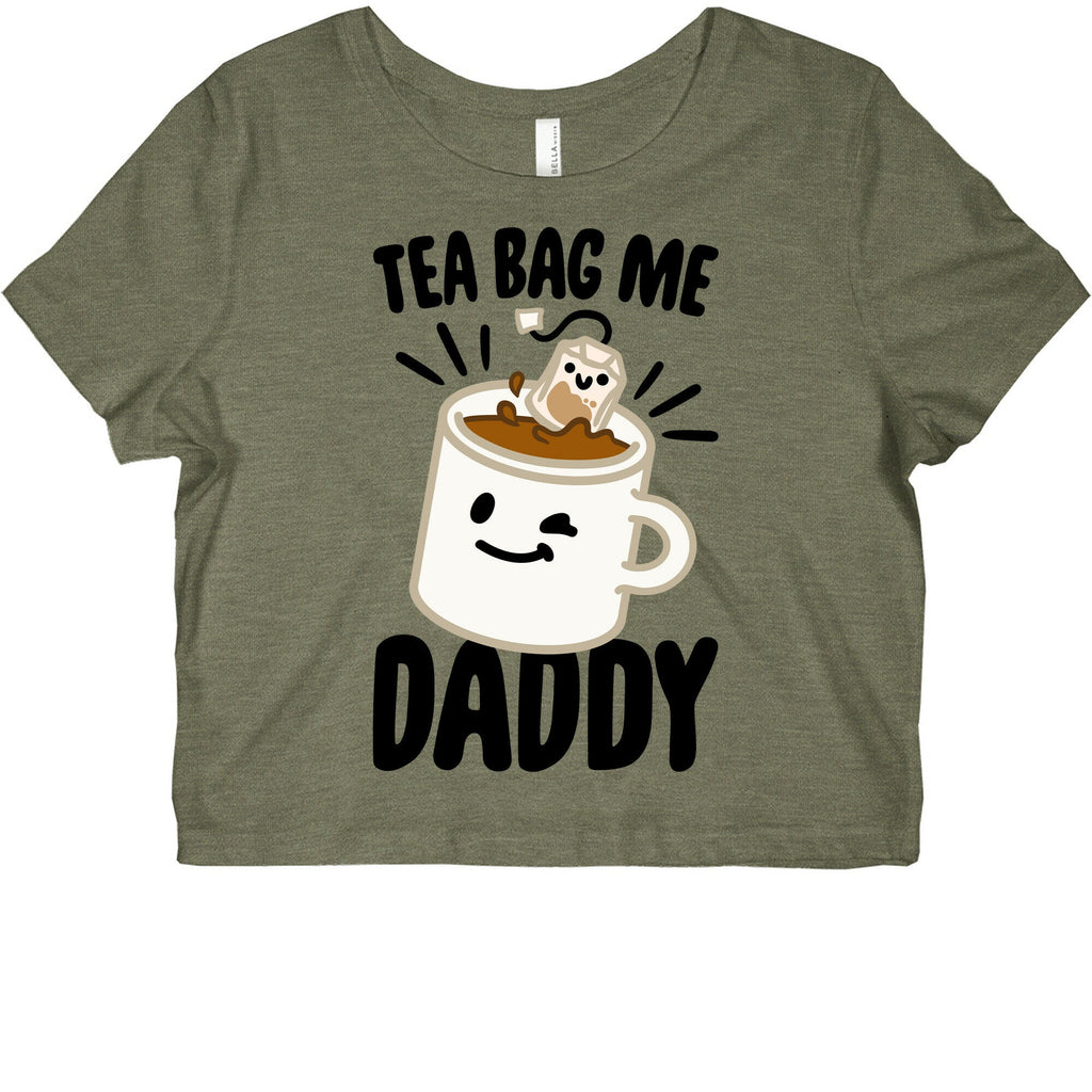 Tea Bag Me Daddy Graphic Baby Tee