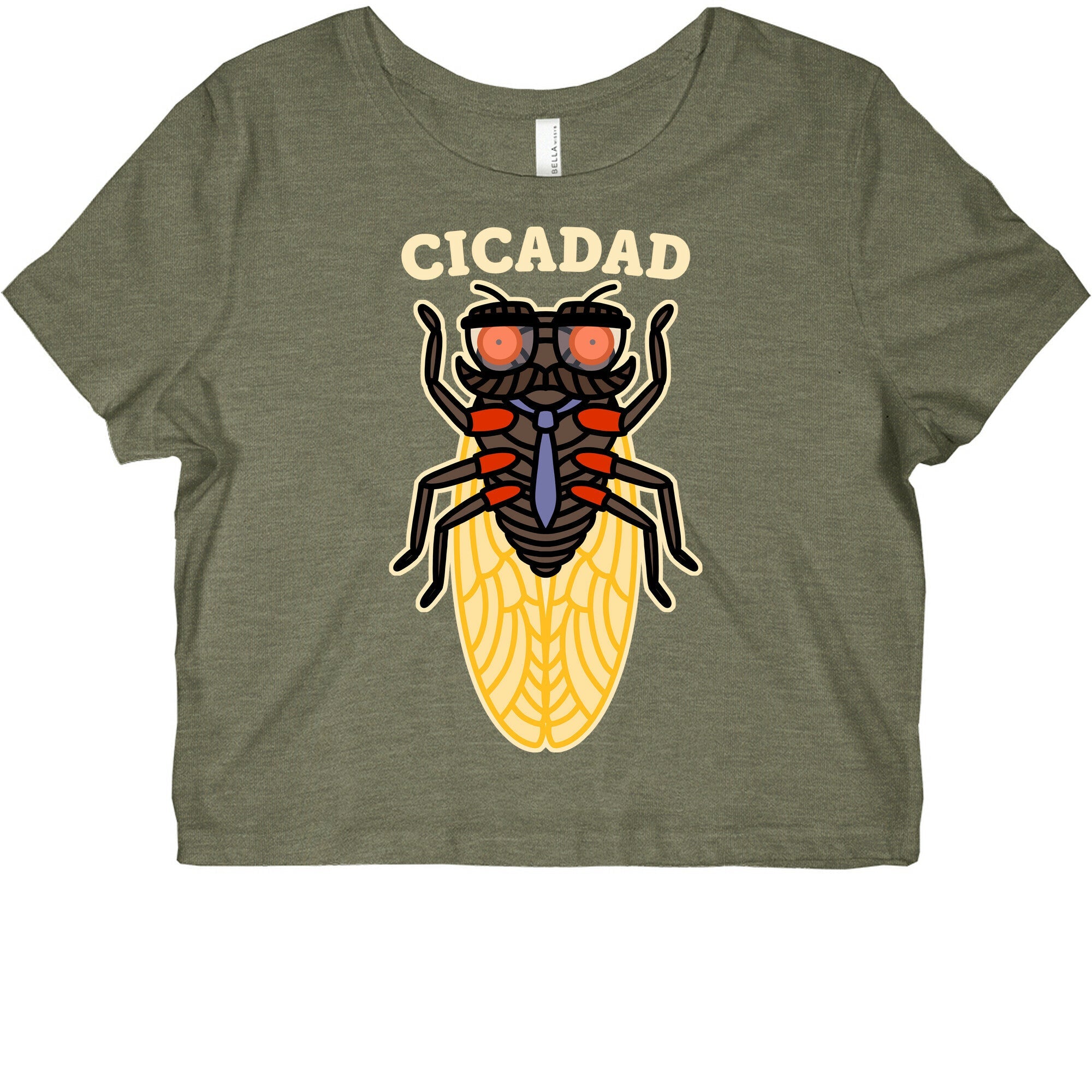 CicaDad Dad Cicada Graphic Baby Tee