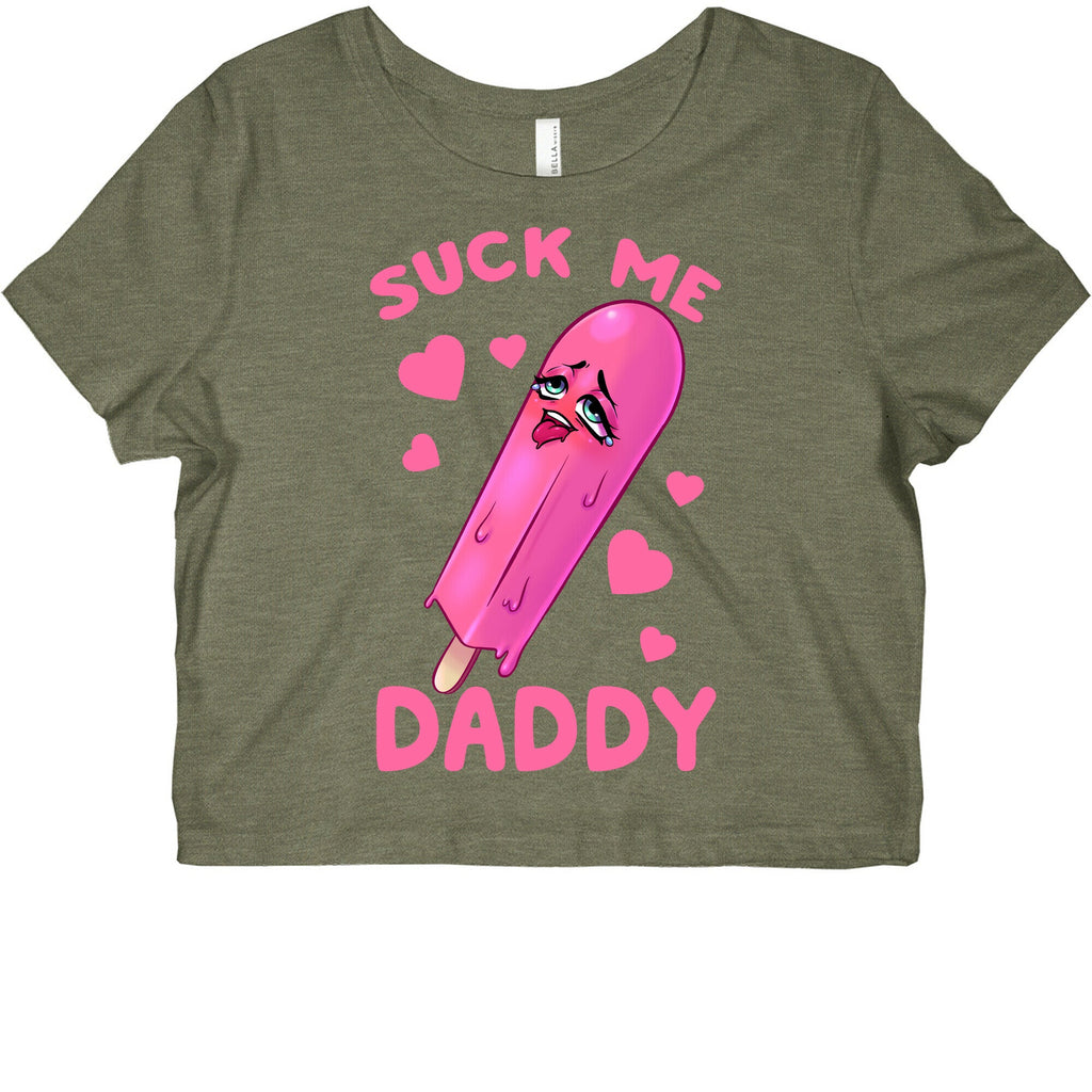 Suck Me Daddy Graphic Baby Tee