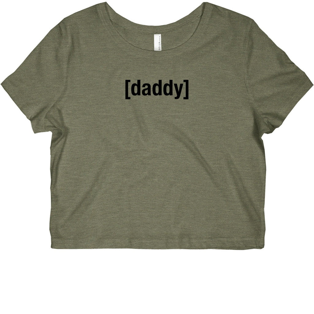 [Daddy] Shirt (black) Graphic Baby Tee