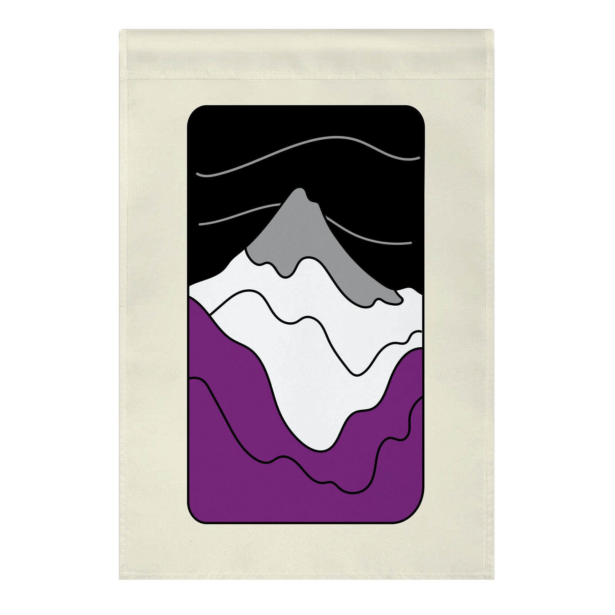 Groovy Pride Flag Landscapes: Ace Flag Garden Flag