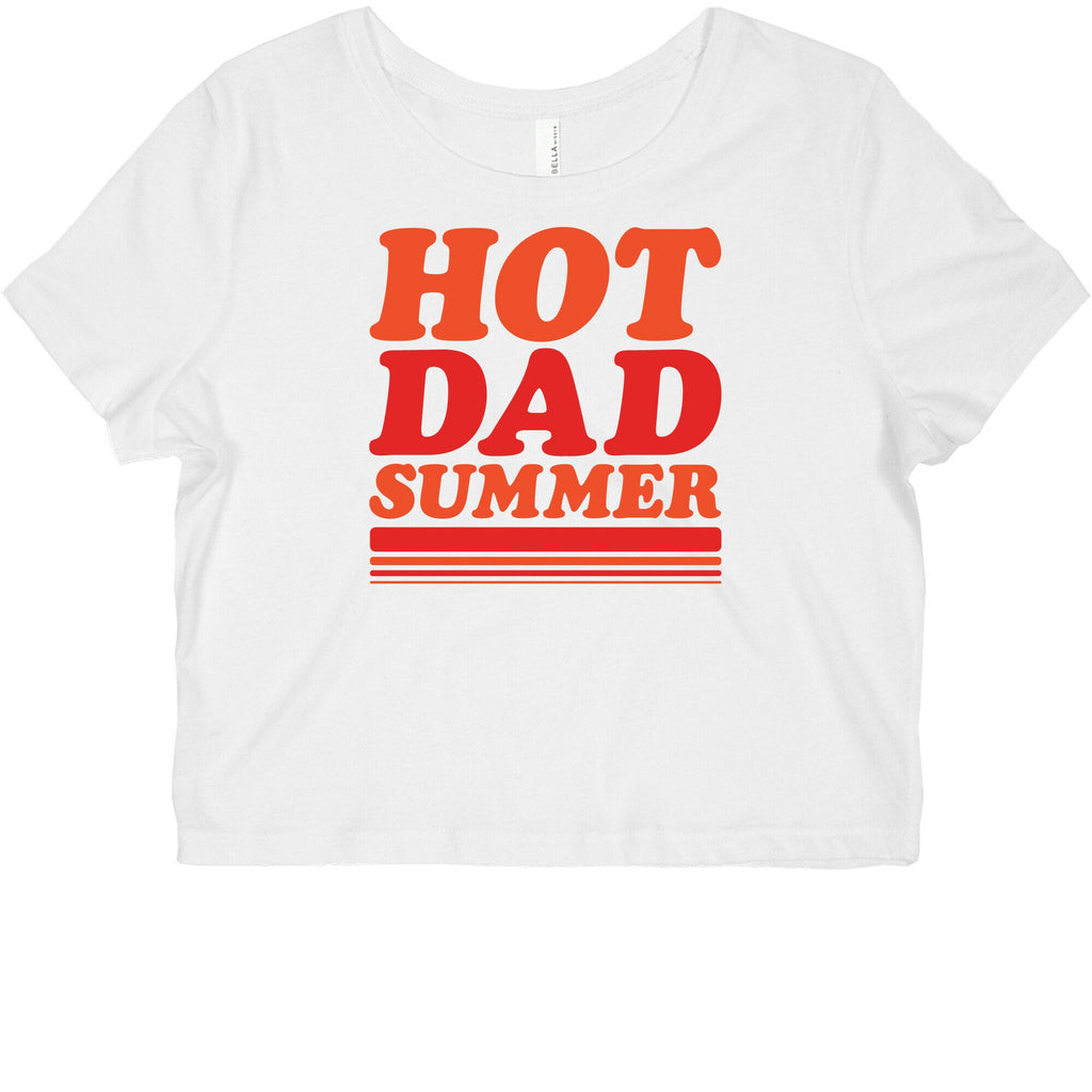 Hot Dad Summer Parody Graphic Baby Tee