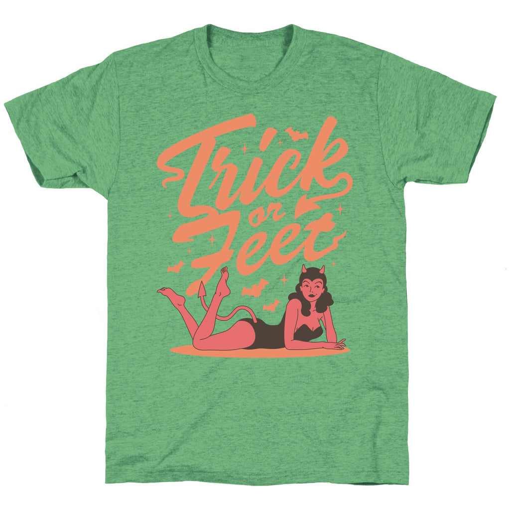 Trick or Feet Unisex Triblend Tee