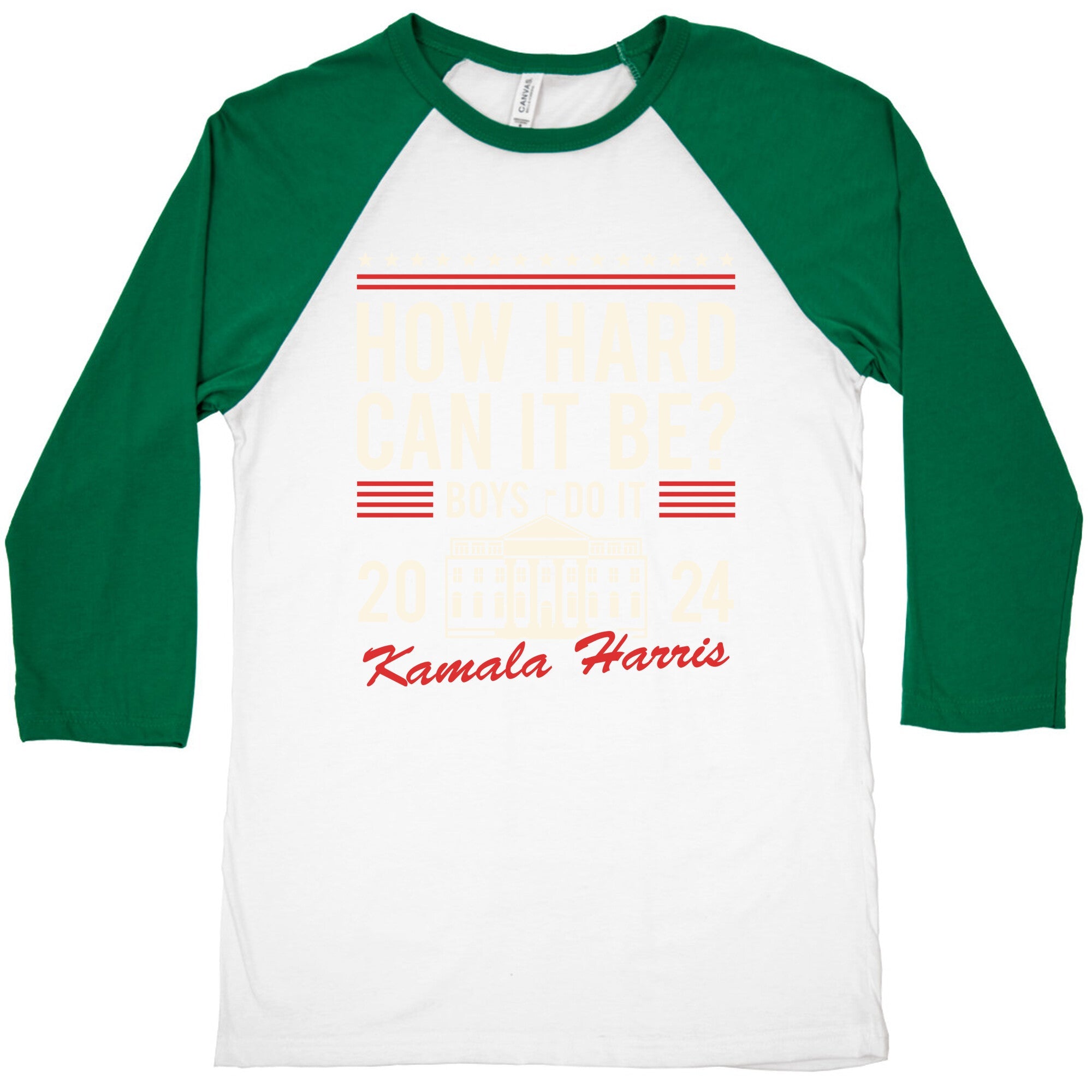 How Hard Can It Be? Kamala Harris 2024 Baseball Tee