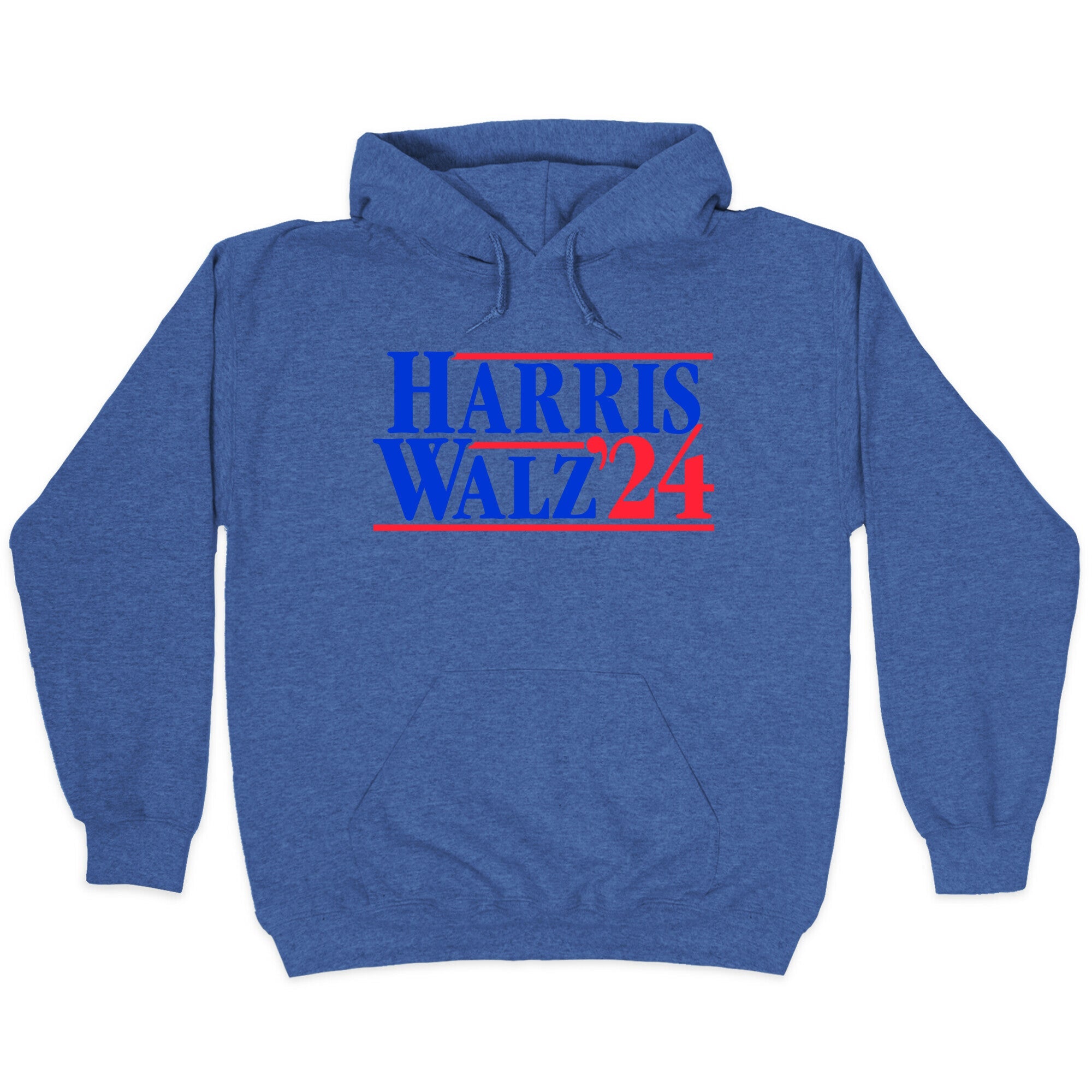 Harris Walz 2024 Blue Hoodie
