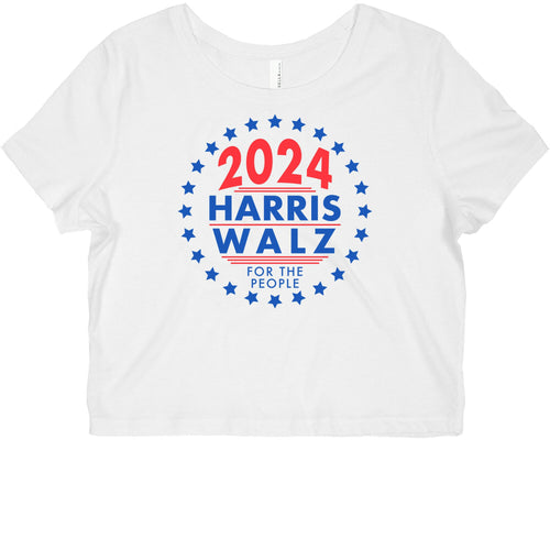 2024 Harris Walz For The People Graphic Baby Tee