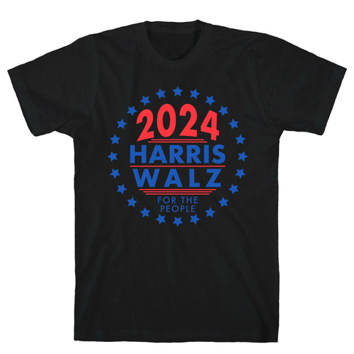 2024 Harris Walz For The People T-Shirt