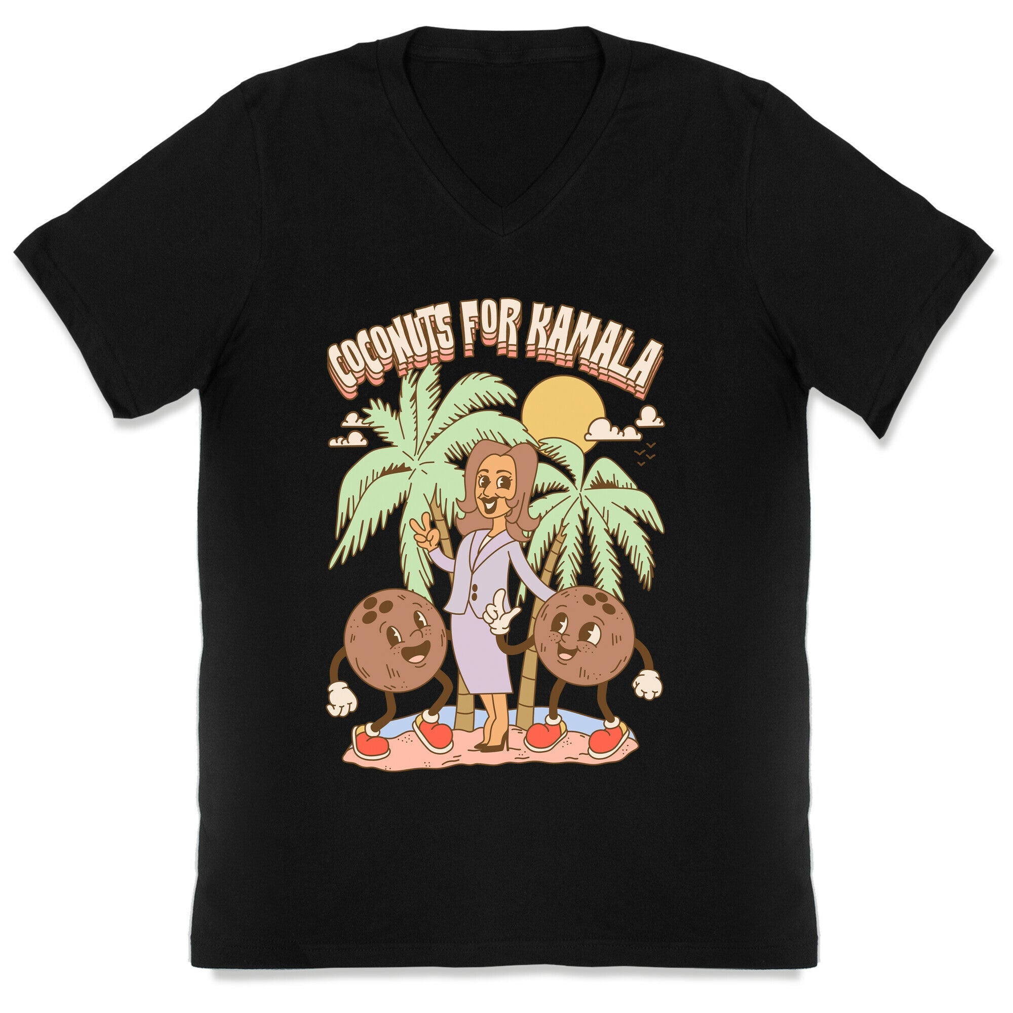 Coconuts For Kamala V-Neck