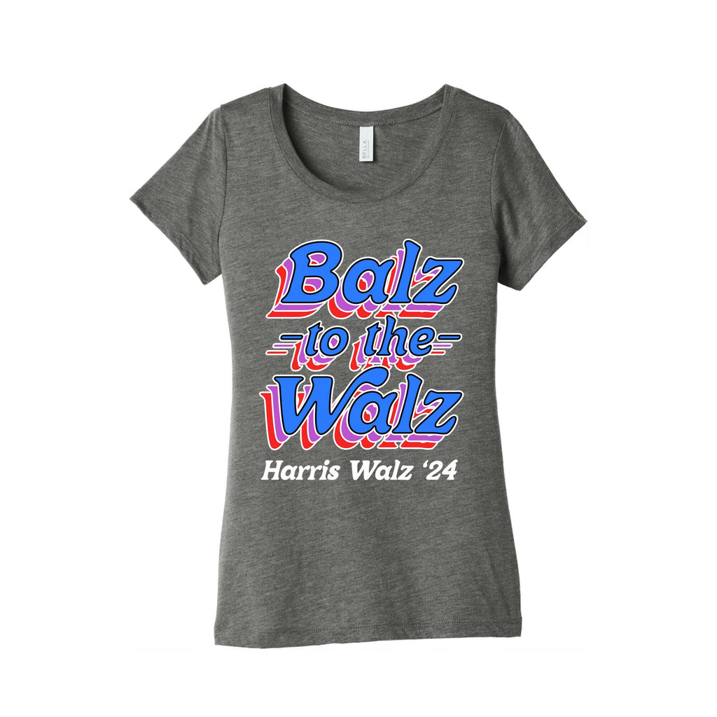 Balz to the Walz \(Harris Walz 2024\) Womens Triblend Tee