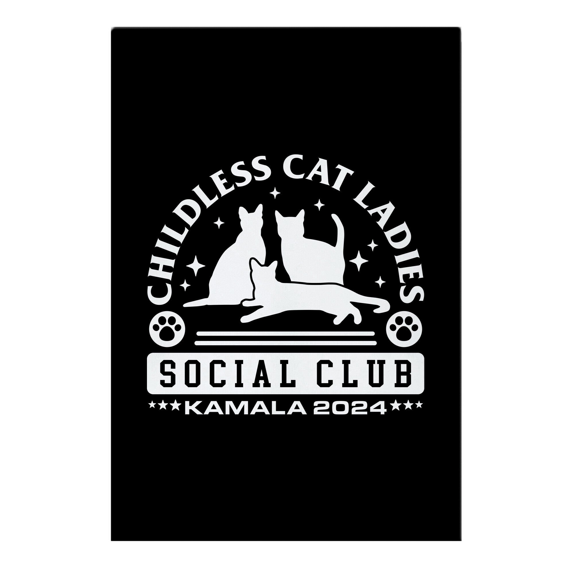 Childless Cat Ladies Social Club - Kamala 2024 Garden Flag