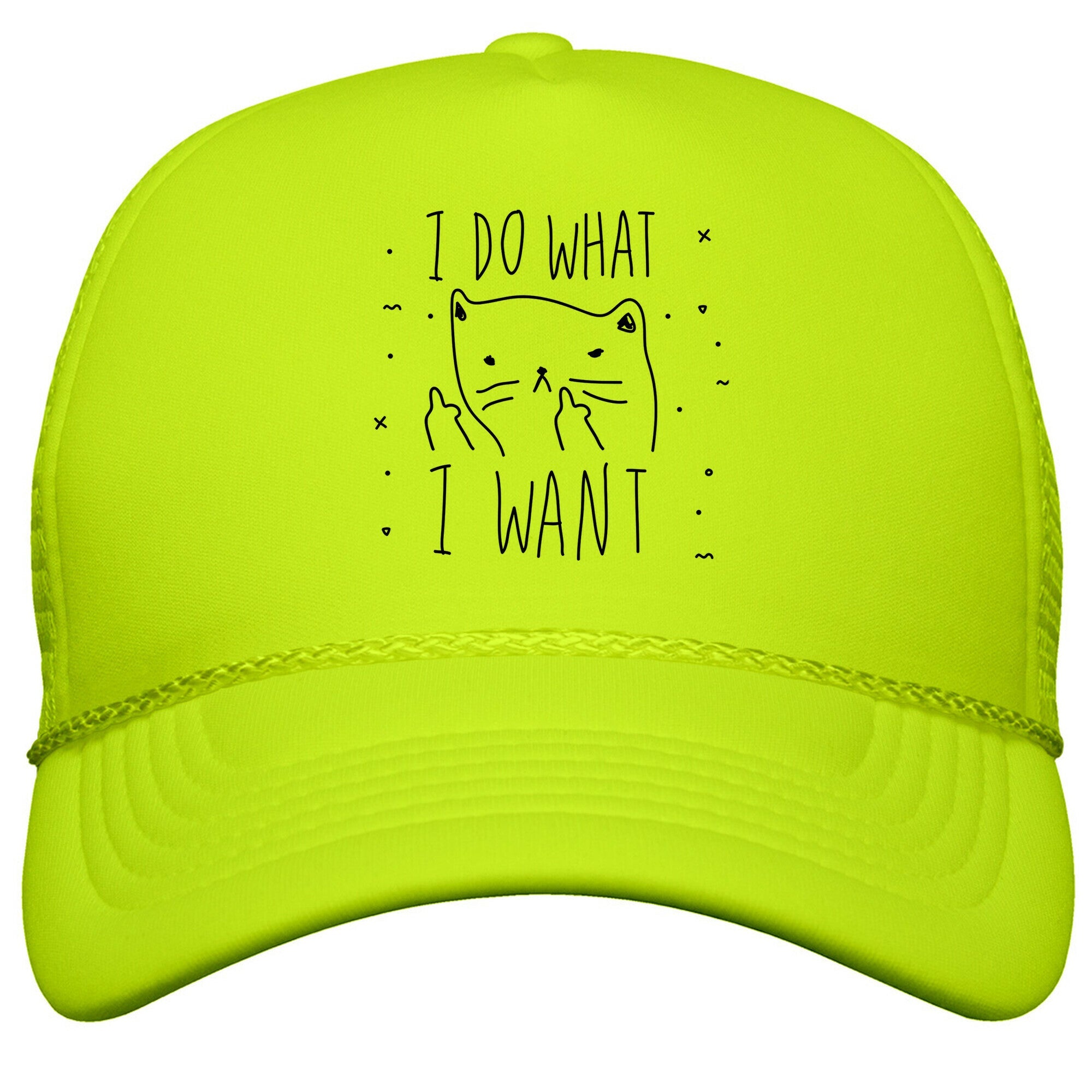 I Do What I Want Cat Snapback Trucker Hat