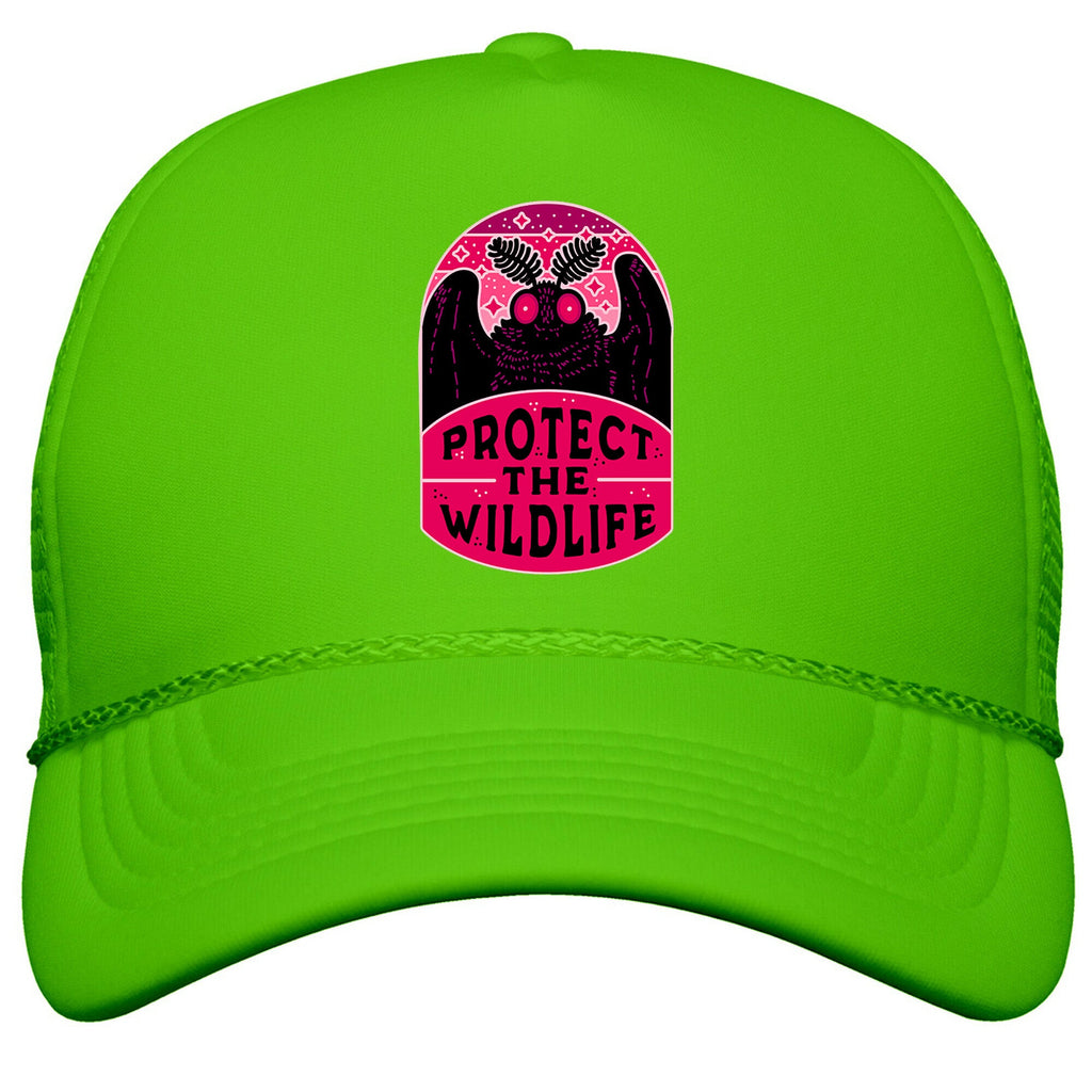 Protect the Wildlife \(Mothman\) Snapback Trucker Hat