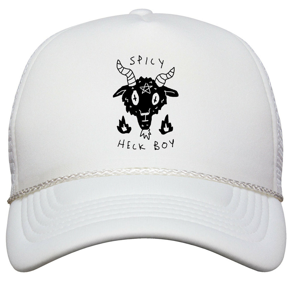 Spicy Heck Boy Satan Snapback Trucker Hat