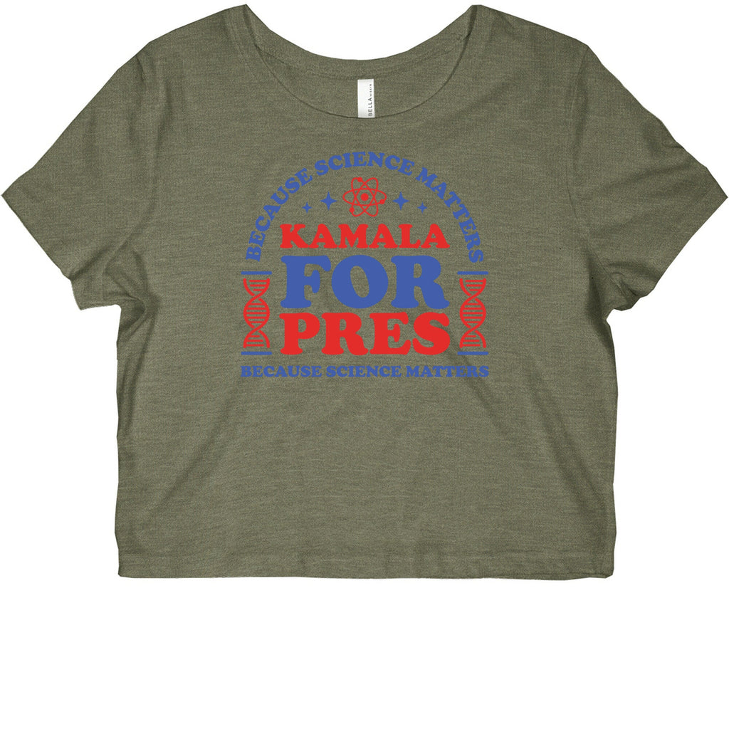 Kamala Because Science Matters Graphic Baby Tee