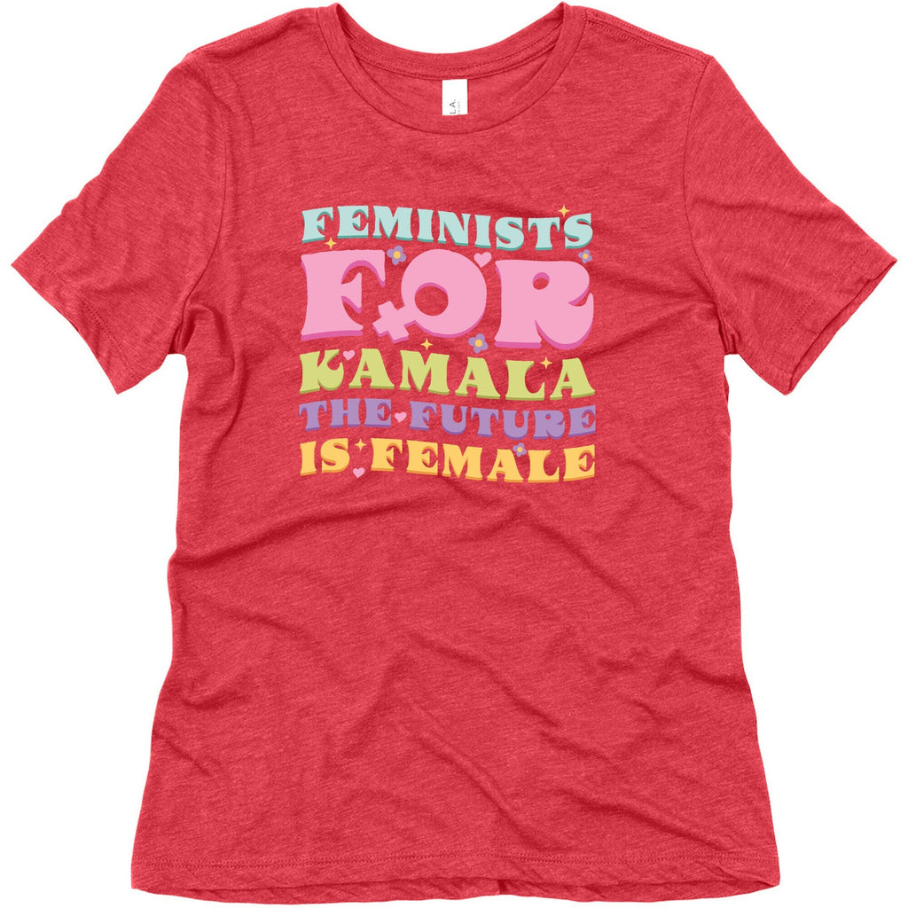 Feminists for Kamala Womens Triblend Tee