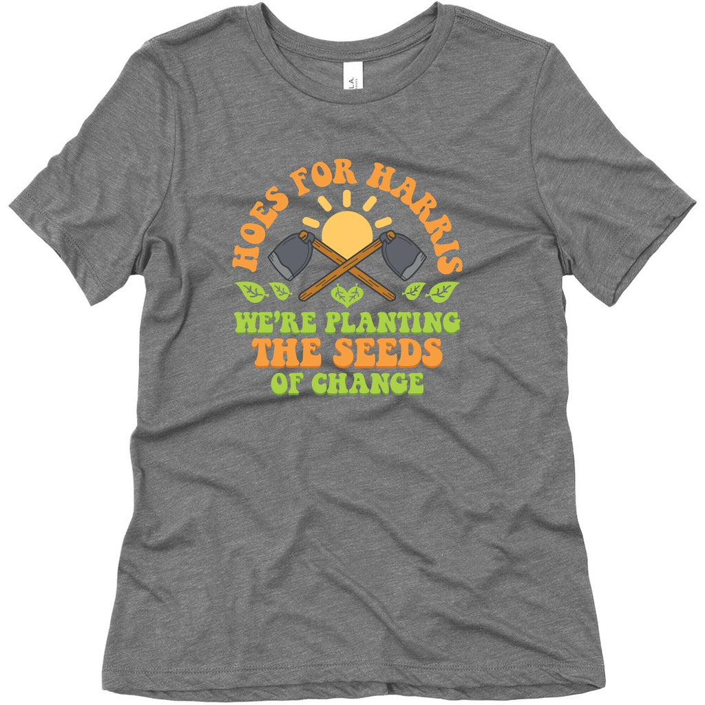 Hoes for Harris Womens Triblend Tee
