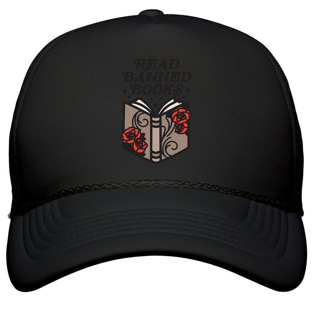Read Banned Books Snapback Trucker Hat