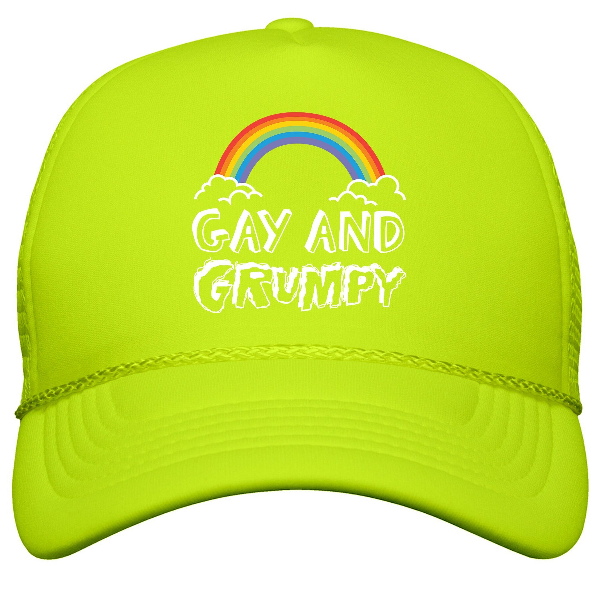 Gay And Grumpy Snapback Trucker Hat