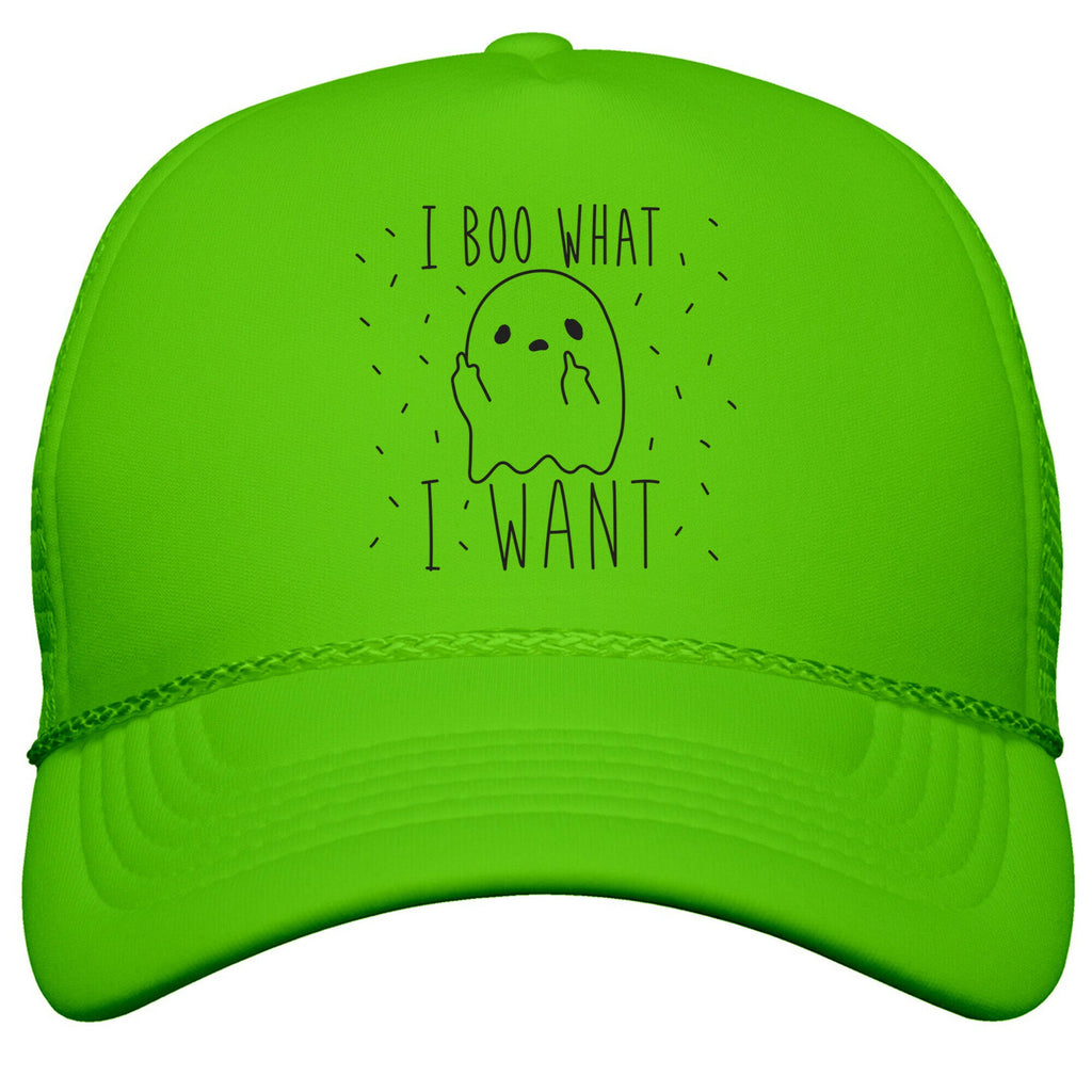 I Boo What I Want Snapback Trucker Hat