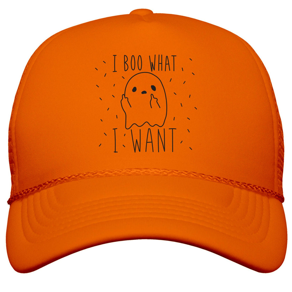 I Boo What I Want Snapback Trucker Hat