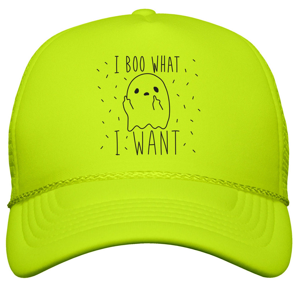 I Boo What I Want Snapback Trucker Hat