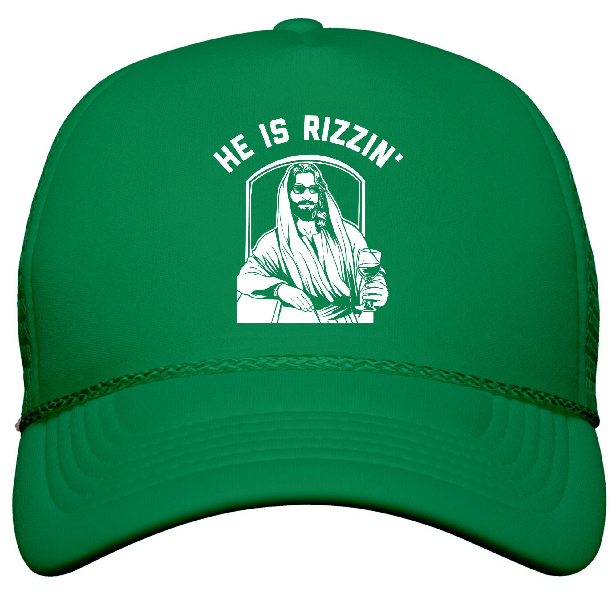 He Is Rizzin  Snapback Trucker Hat