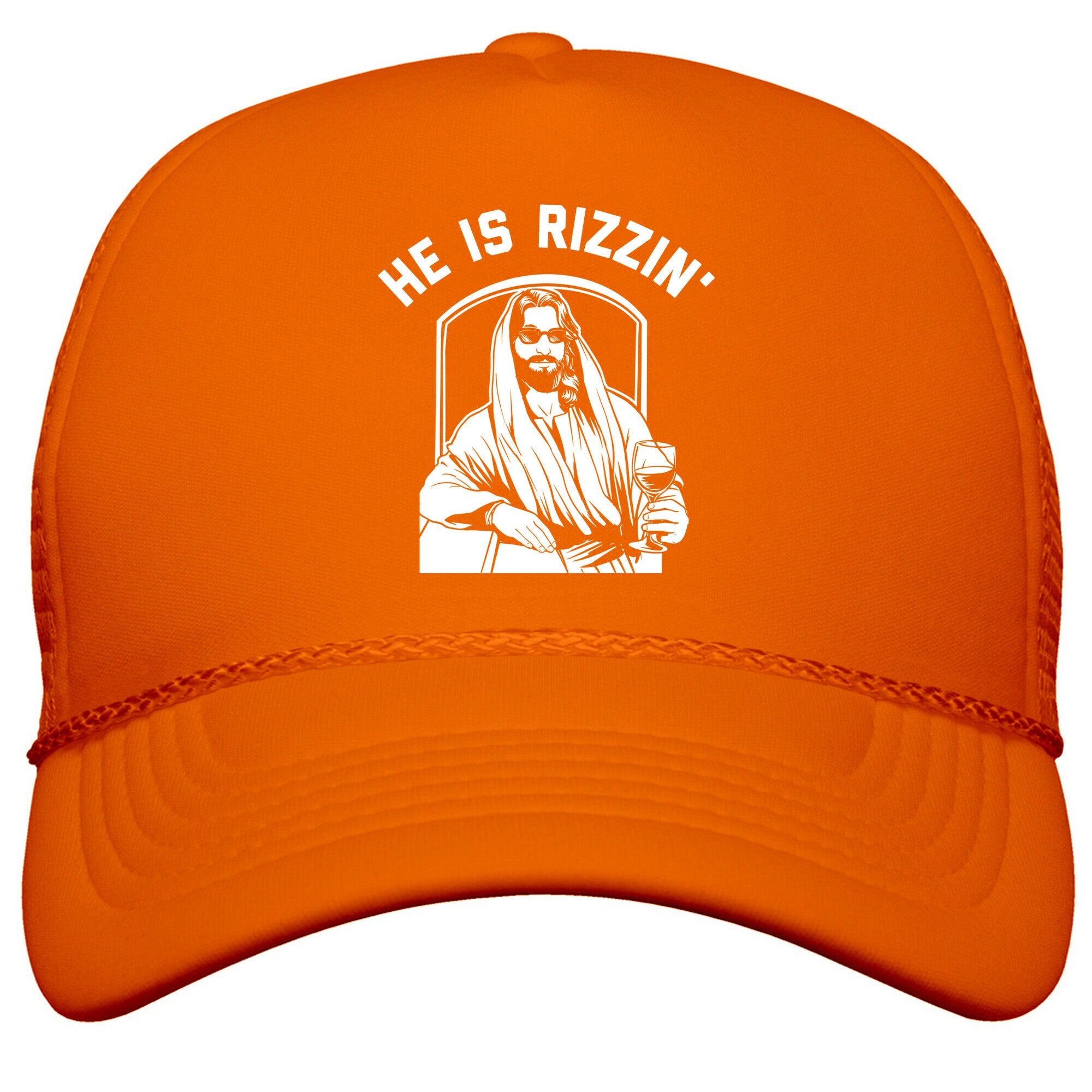 He Is Rizzin  Snapback Trucker Hat