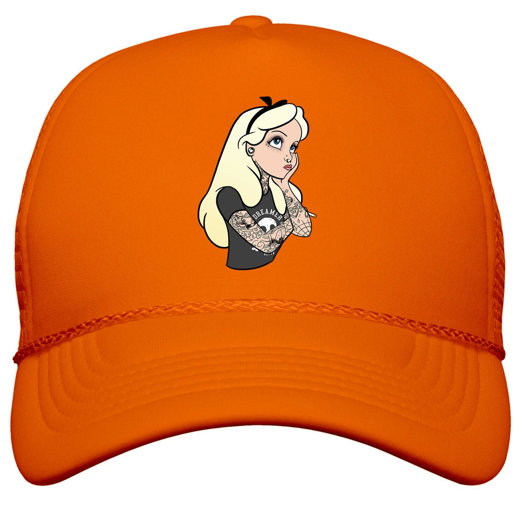 Punk Alice Parody Snapback Trucker Hat