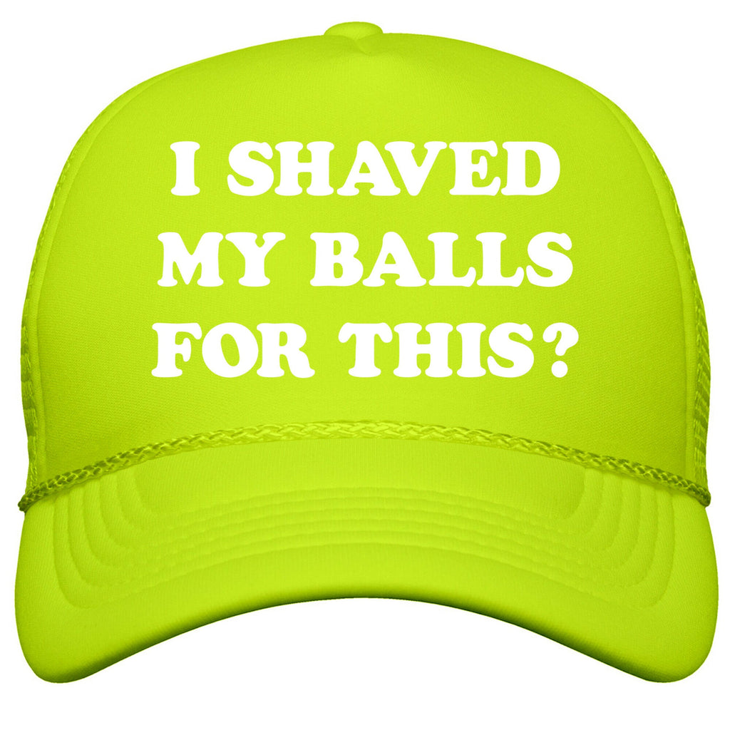 I Shaved My Balls For This? Renee Montoya Snapback Trucker Hat