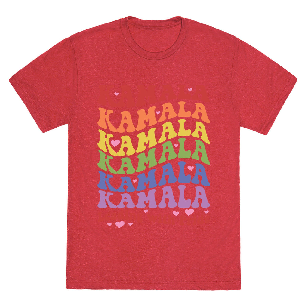 Kamala Leading With Pride Unisex Triblend Tee