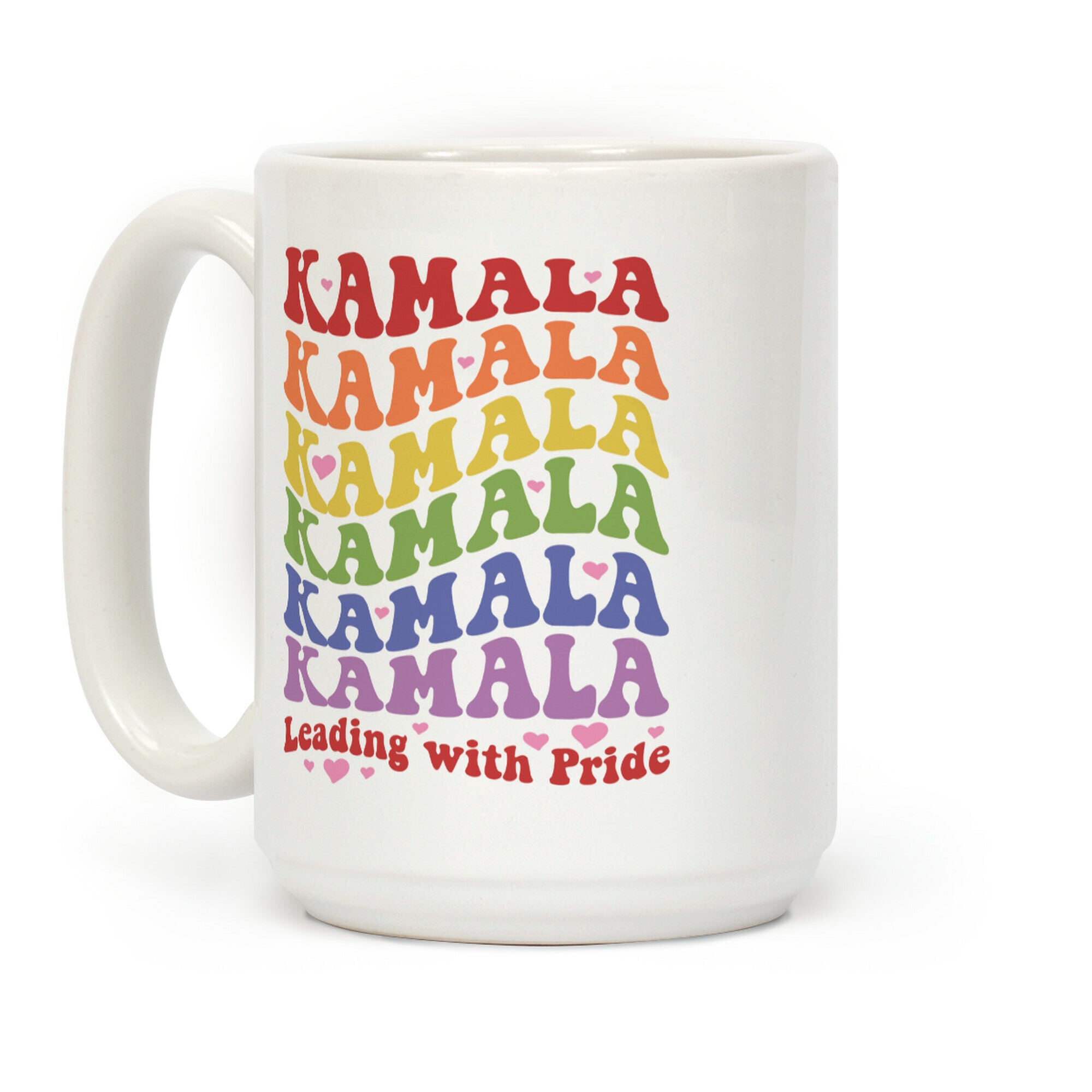 Kamala Leading With Pride Coffee Mug