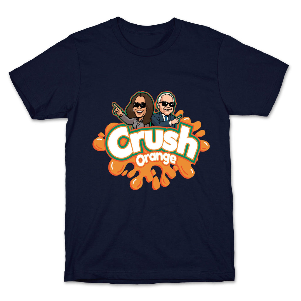 Orange Crush Harris Walz 2024 T-Shirt