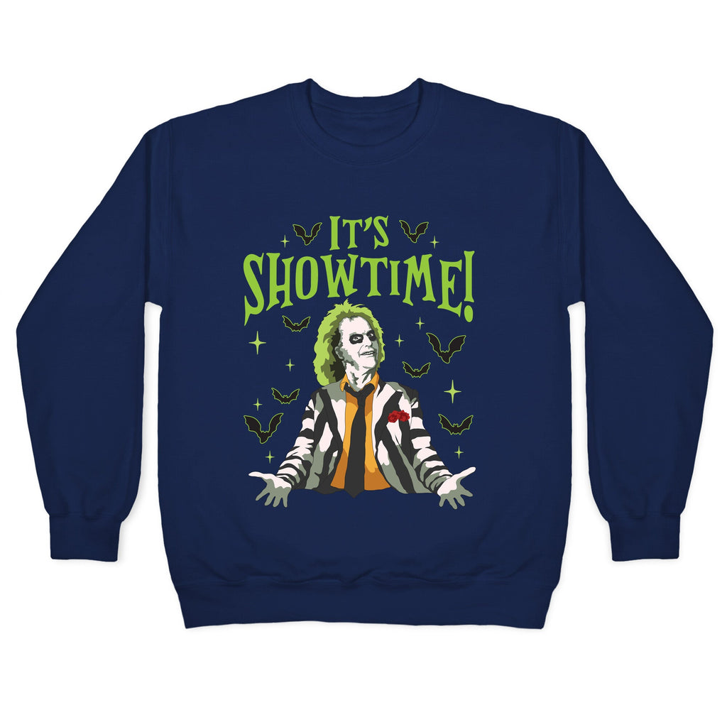 Beetlejuice Its Showtime Crewneck Sweatshirt