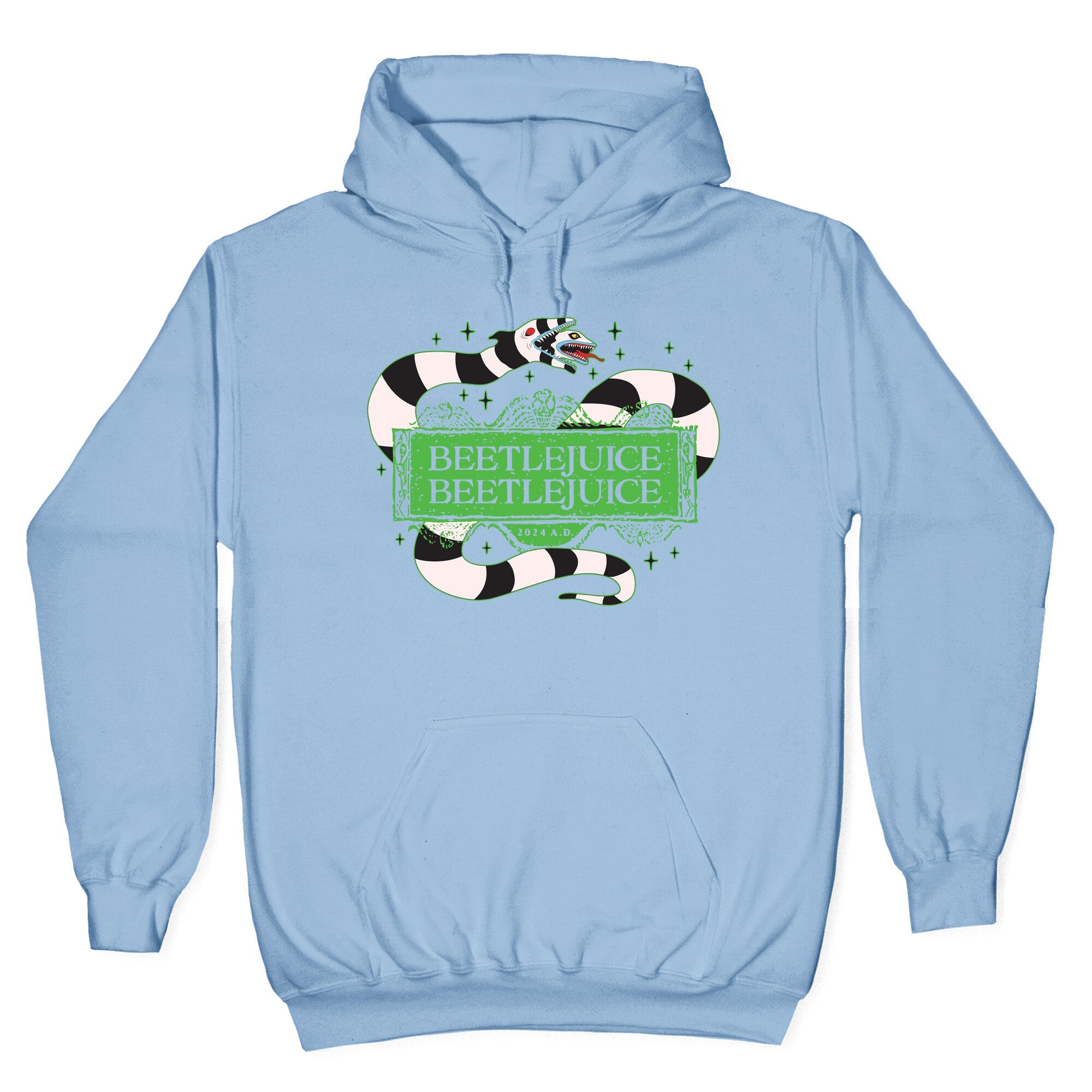 Beetlejuice Beetlejuice 2024 AD Hoodie