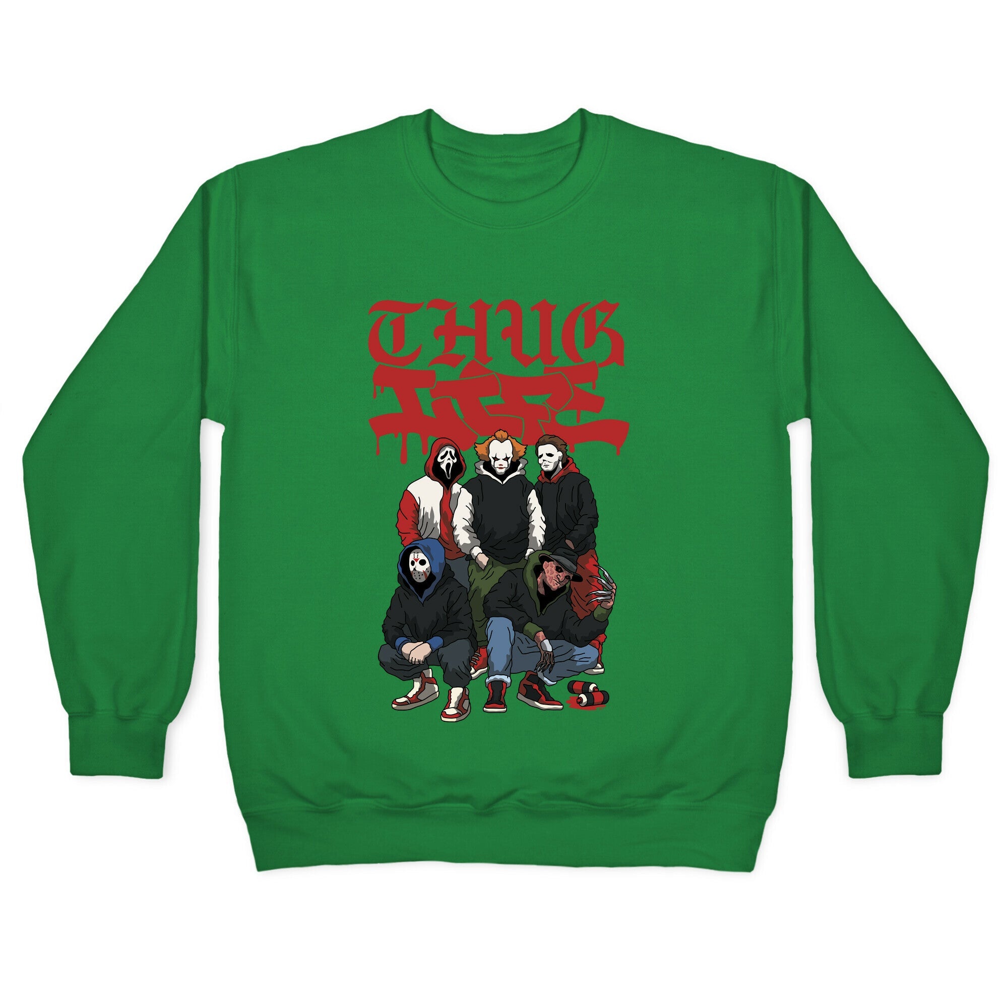 Thug Life Halloween Crewneck Sweatshirt