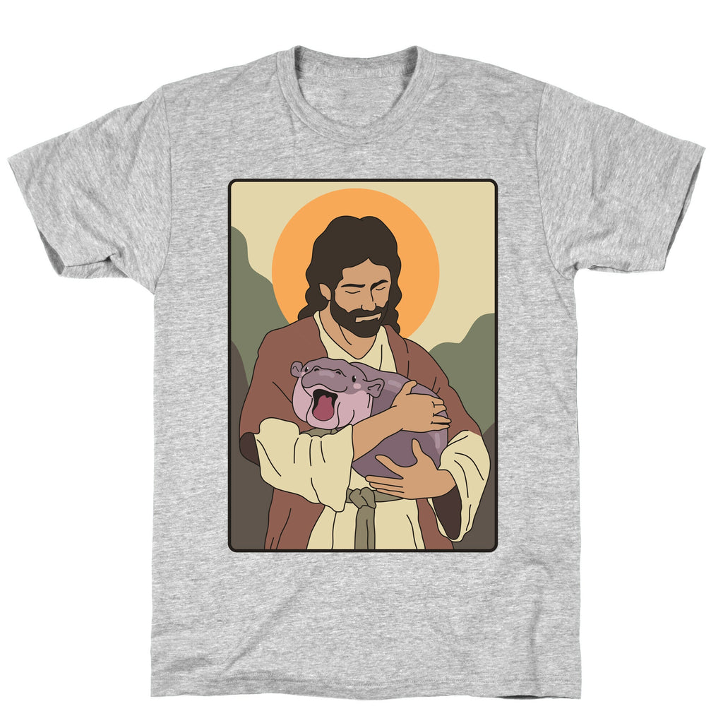 Moo Deng Jesus T-Shirt