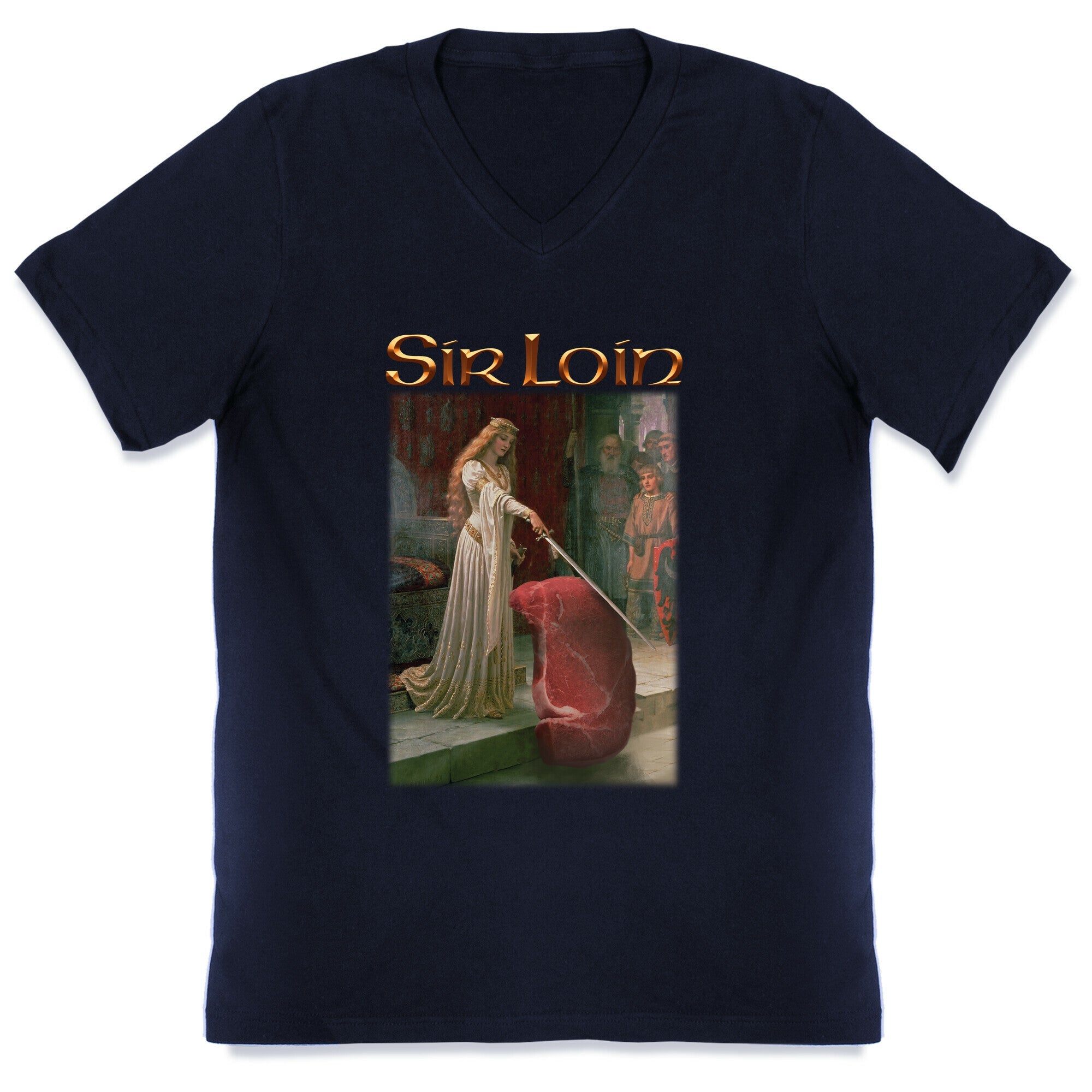 Sir Loin Steak Meme V-Neck
