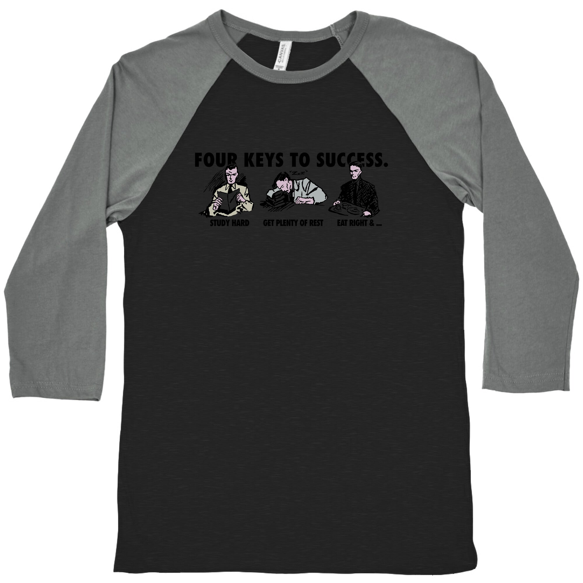 Four Keys to Success Baseball Tee