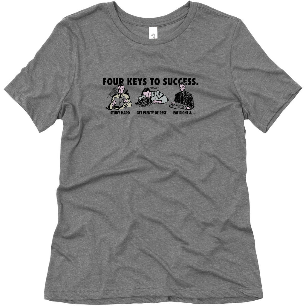 Four Keys to Success Womens Triblend Tee