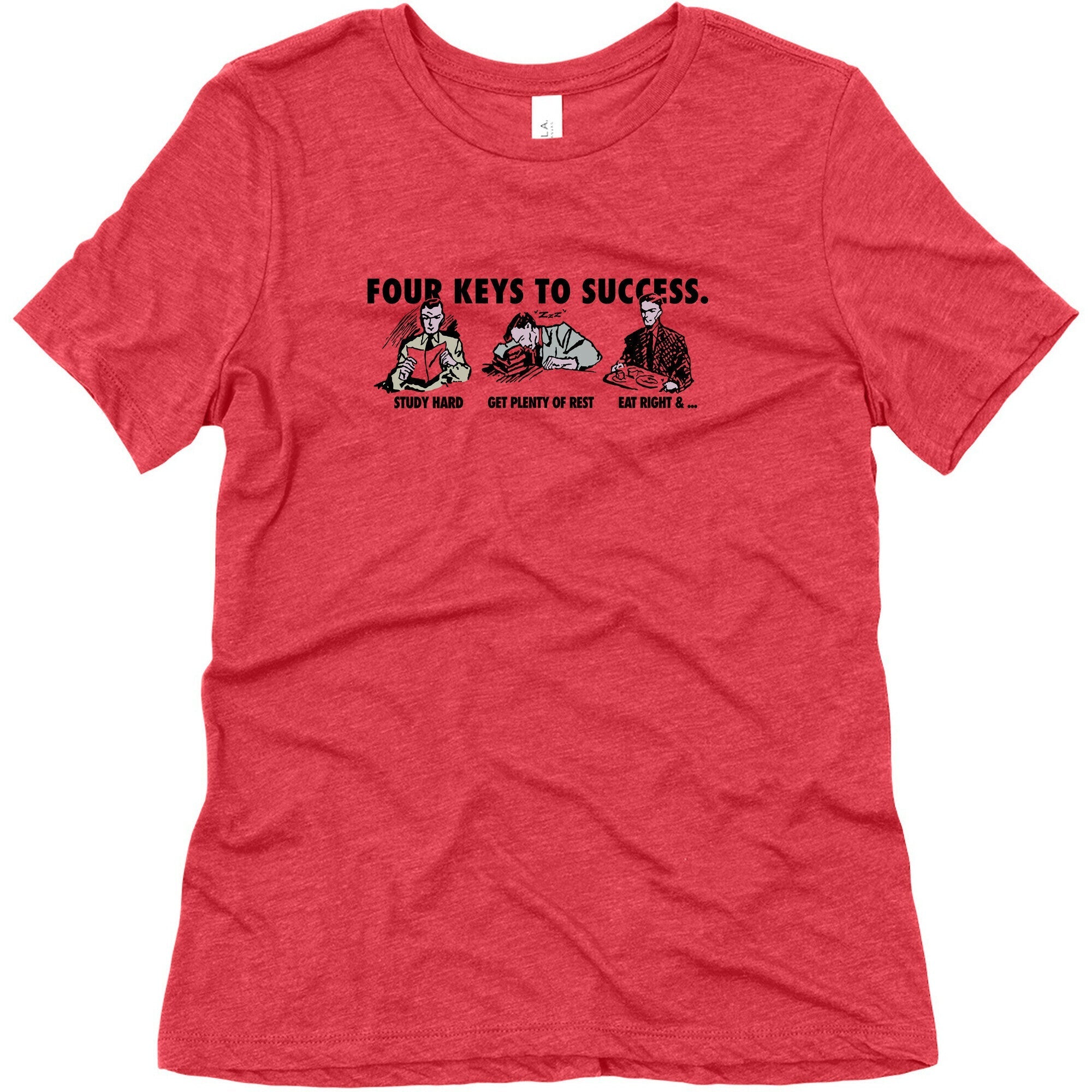 Four Keys to Success Womens Triblend Tee