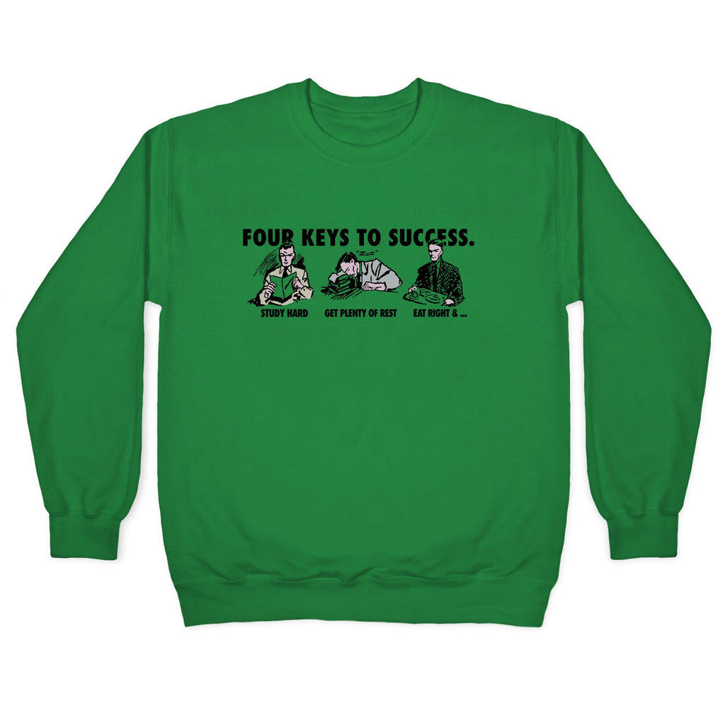 Four Keys to Success Crewneck Sweatshirt