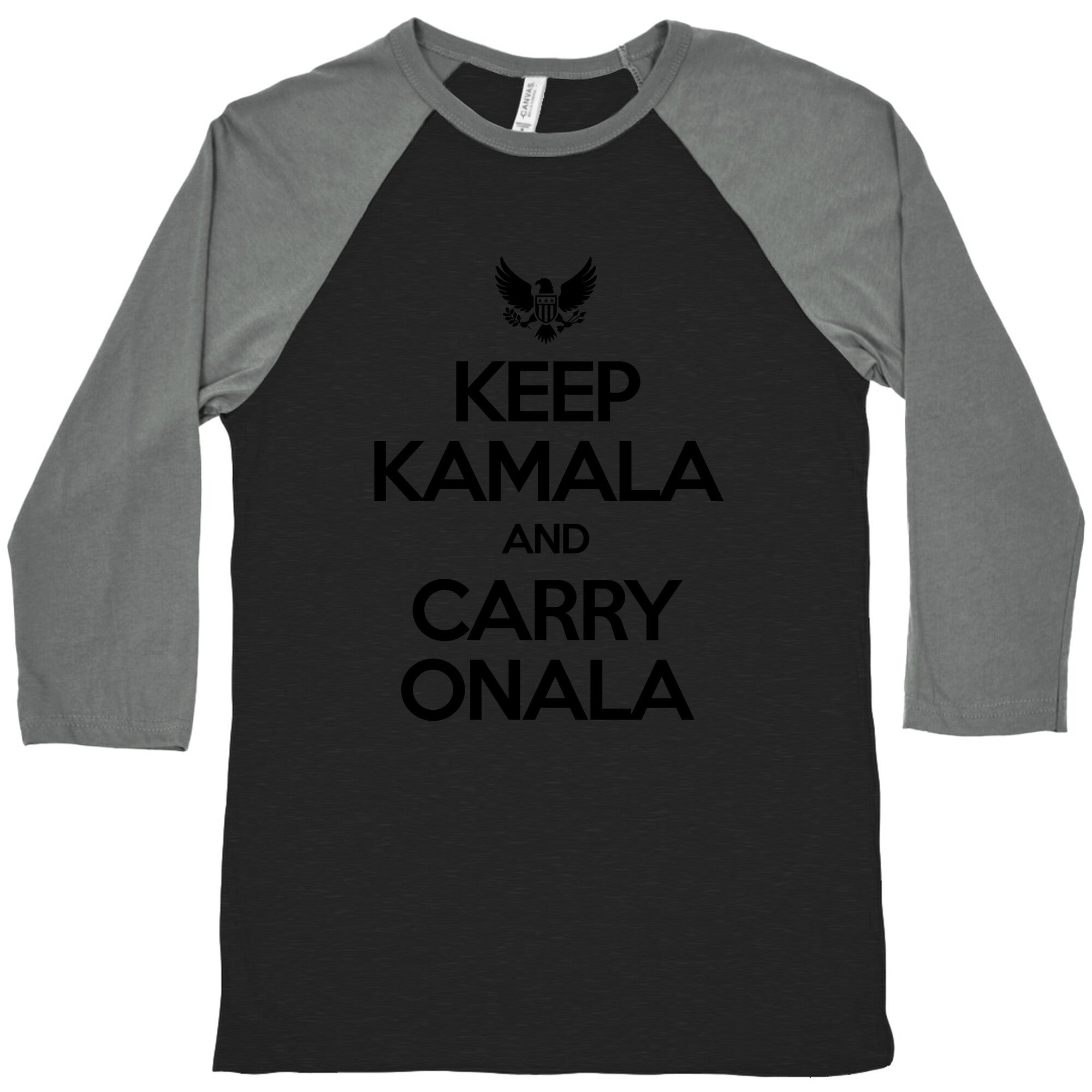 Keep Kamala and Carry Onala Baseball Tee