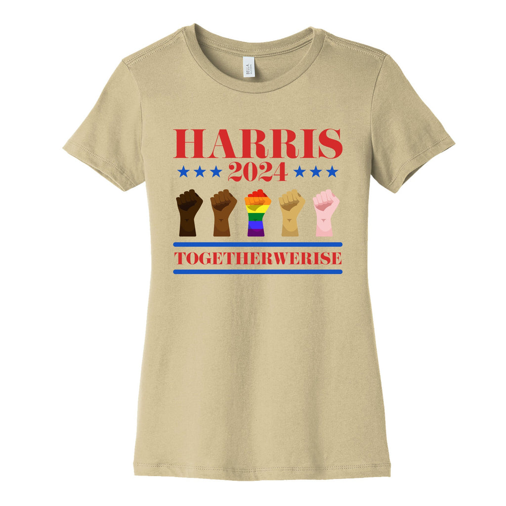 Together We Rise Harris 2024 Womens Cotton Tee