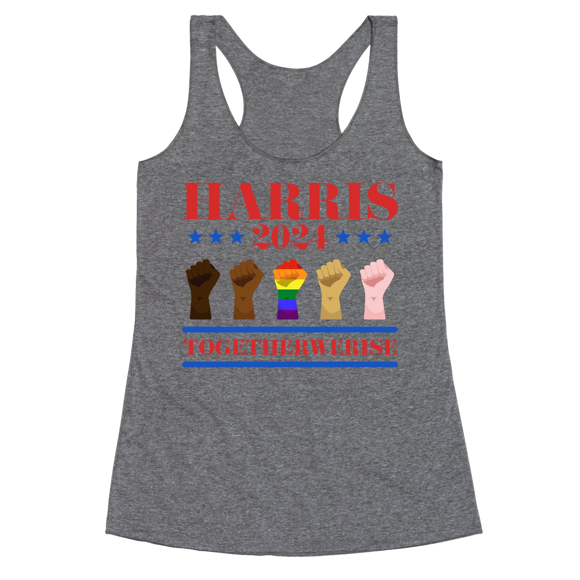 Together We Rise Harris 2024 Racerback Tank