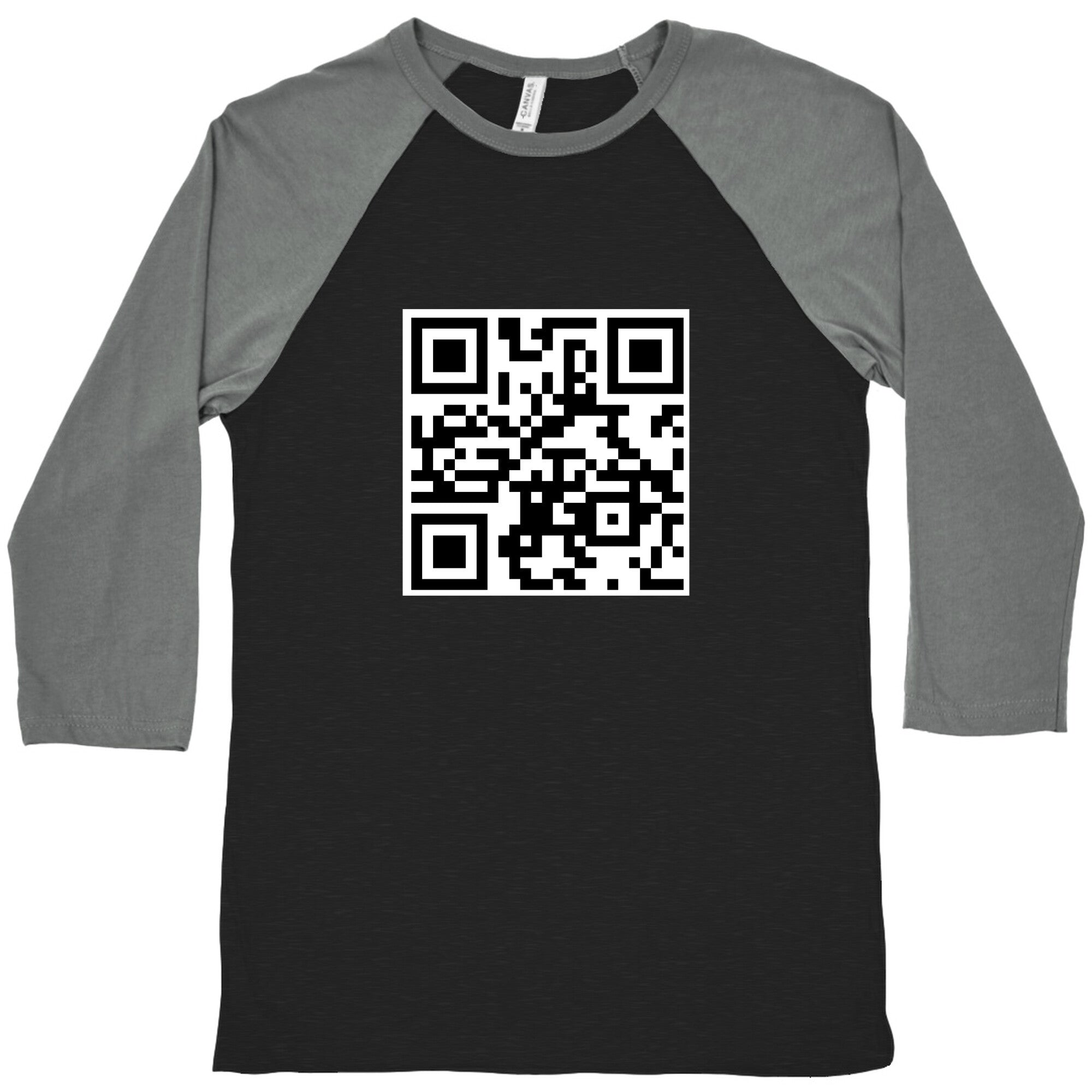 QR Code Baseball Tee