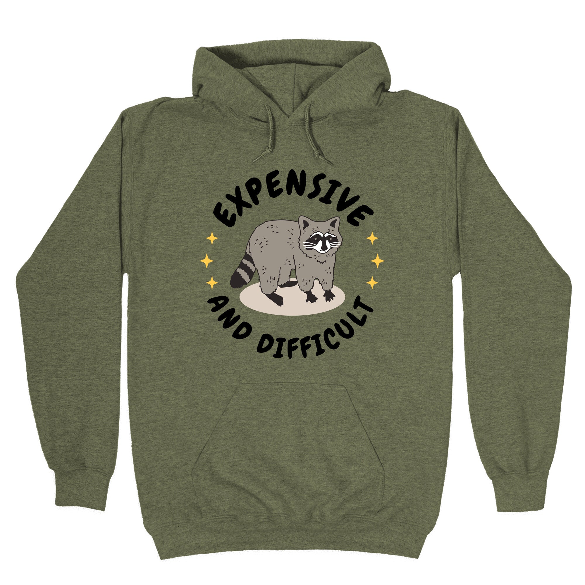 Expensive and Difficult Trash Animal Hoodie