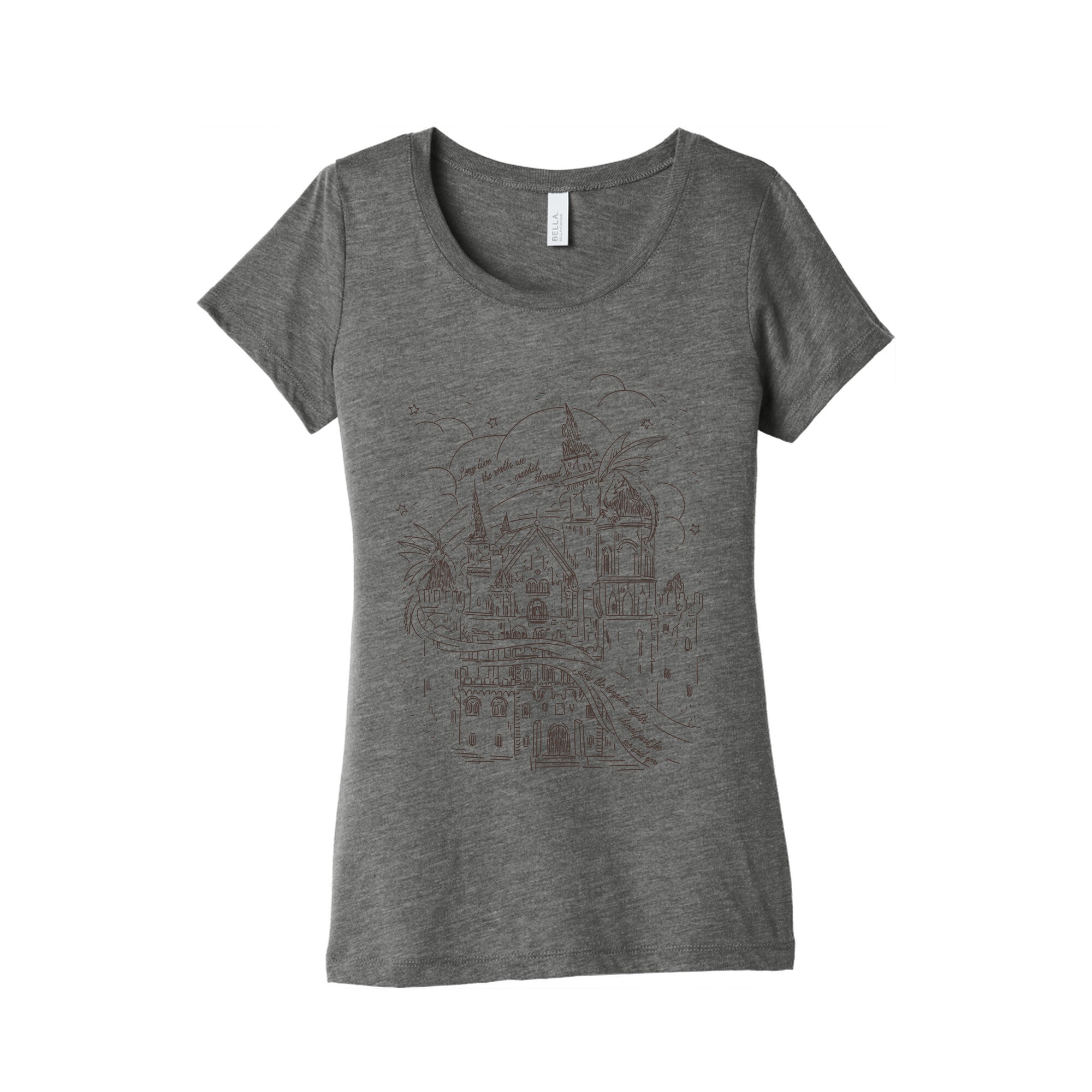 How the Kingdom Lights Shined Womens Triblend Tee